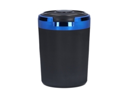 Cinzeiro com luz LED 3w Incombustível Sem fumaça e que não deixa marcas, ideal para carro, casa ou mesa, azul.