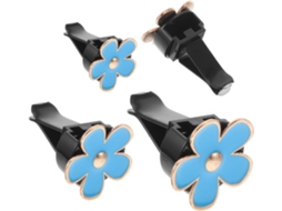 Difusor De Aroma Daisy Para Decoração Interior De Carros, 4 Peças, Metal.