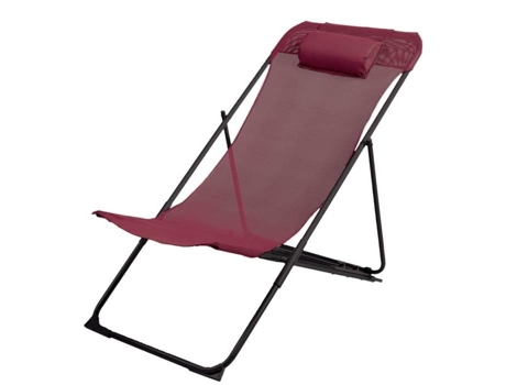 Conjunto de 2 Espreguiçadeiras com Encosto de Cabeça Sunny Bordeaux 56 X 94 5/81 5 X H 89/44 5 Cm IMAGIN