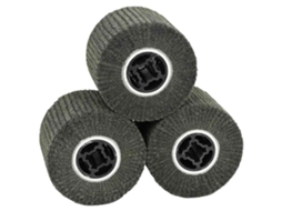 Conjunto 3 Rolos De Lixa Vidaxl Castanho Fibra (12 X 12 X 10 Cm)