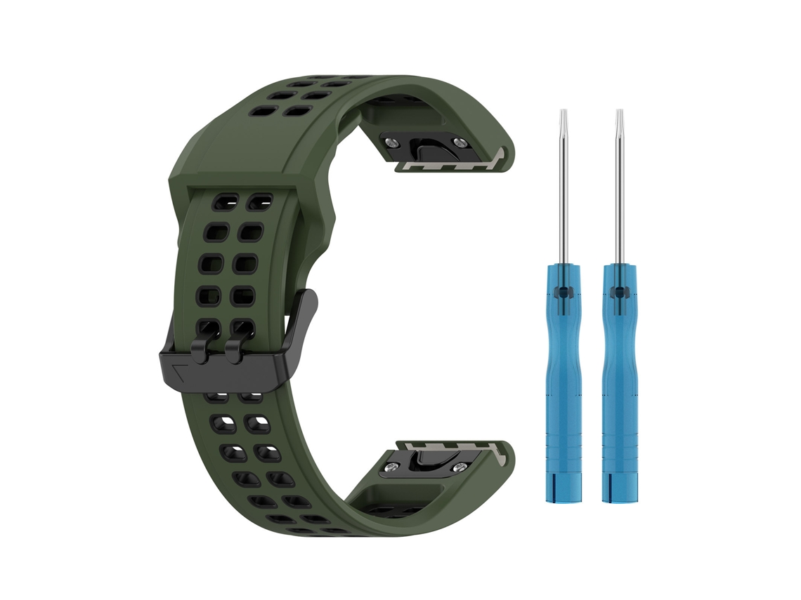 Pulseira Quickfit de 20 mm para Garmin Fenix 6s Pro/7s/5s, Azul e Branco SIURN