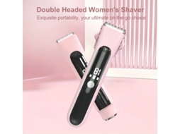 Lurelia Aparador Elétrico Rosa, Cabeça Dupla, Usb, Lavável, 105 G, Corpo Inteiro