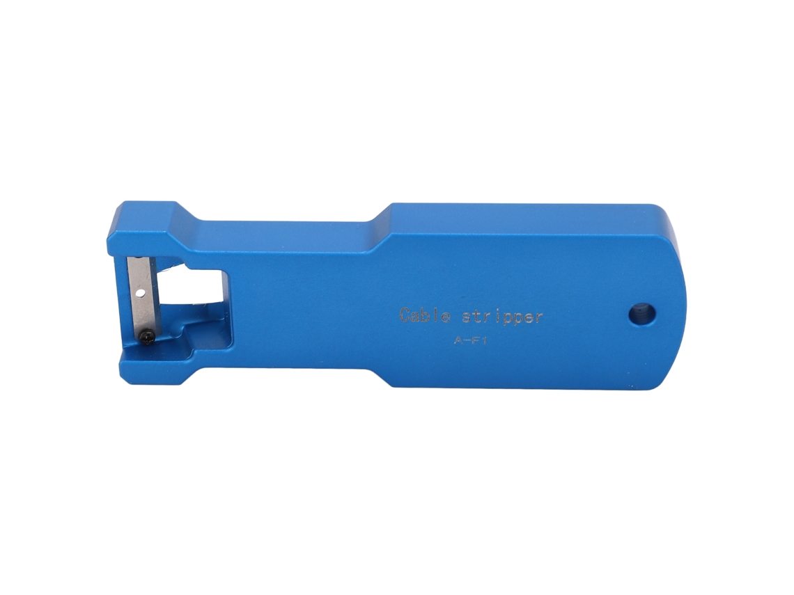 Yuru pelador de Fibra Óptica com Lâmina Substituível, Liga de Alumínio, Diâmetro 8.5-14mm