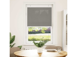 Vidaxl Antracite Plissada Cega 80x100 Cm Largura Tecido 79,4 Cm