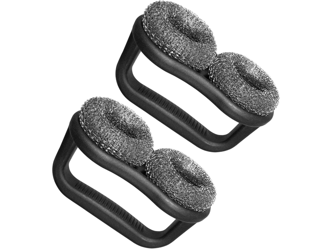 Conjunto De 2 Escovas De Limpeza Para Churrasqueira - Design Funcional
