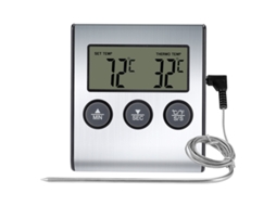 Termômetro Digital LCD para Alimentos com Sensores de Sonda AQUAFORGE