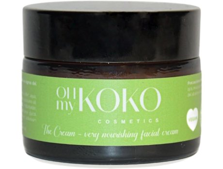 Creme facial nutritivo para pele seca