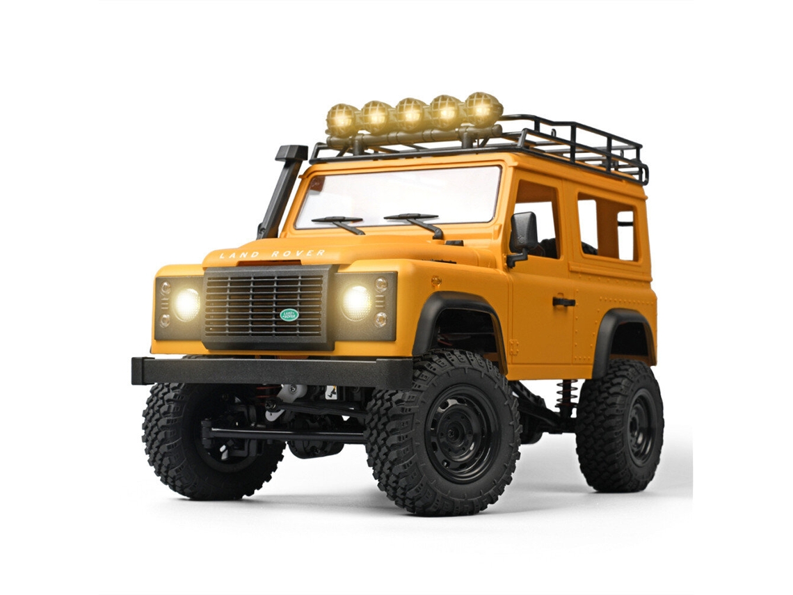 Amarelomnrc Mn98 Mn99s Versão Atualizada 1/12 2.4g 4wd Land Rover Rock Crawler Off road Led Proporcional Brinquedo MDUG
