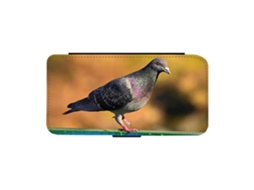 Capa Flip Para Iphone 17 Com Desenho De Pássaro E Pombo