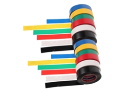 Fita Isolante De Pvc Colorida Ipetboom, 12 Rolos, Para Uso Elétrico E Manual Externo, À Prova D Água, Ideal Para