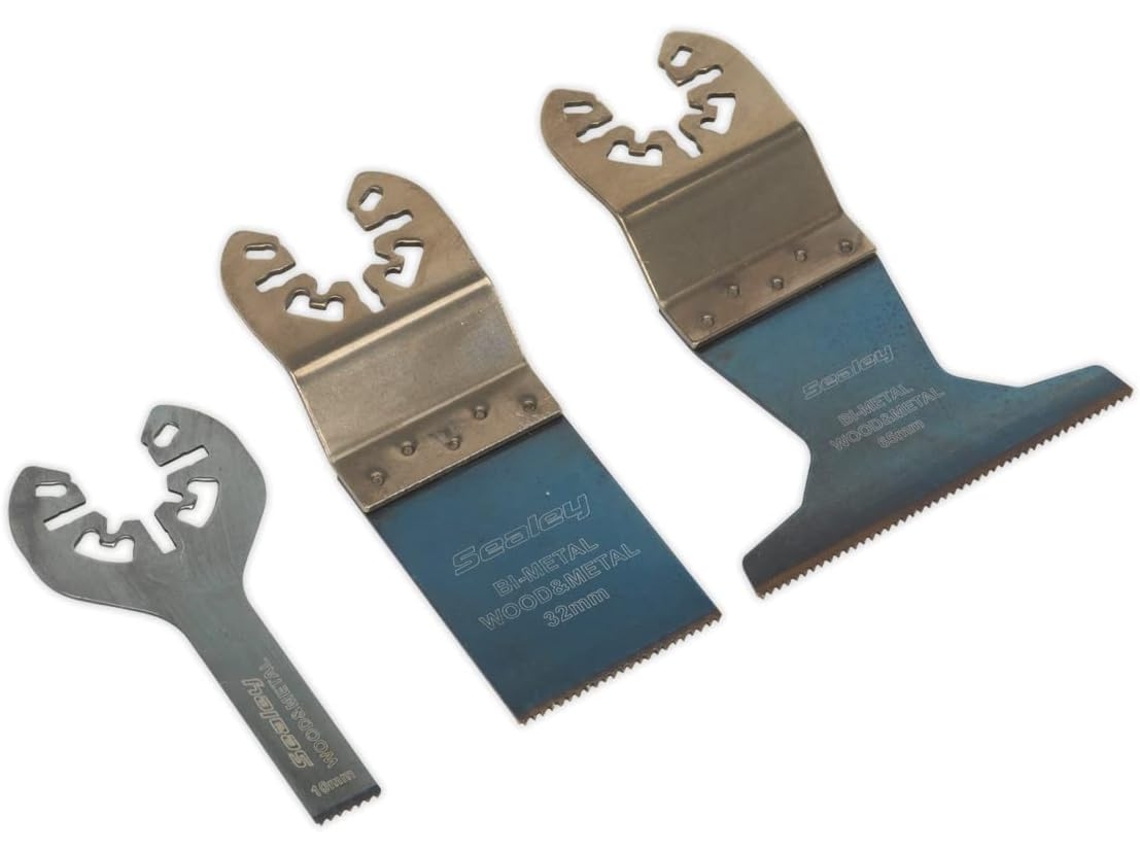 Conjunto De 3 Lâminas De Corte Universais Para Multiferramentas Smtc3
