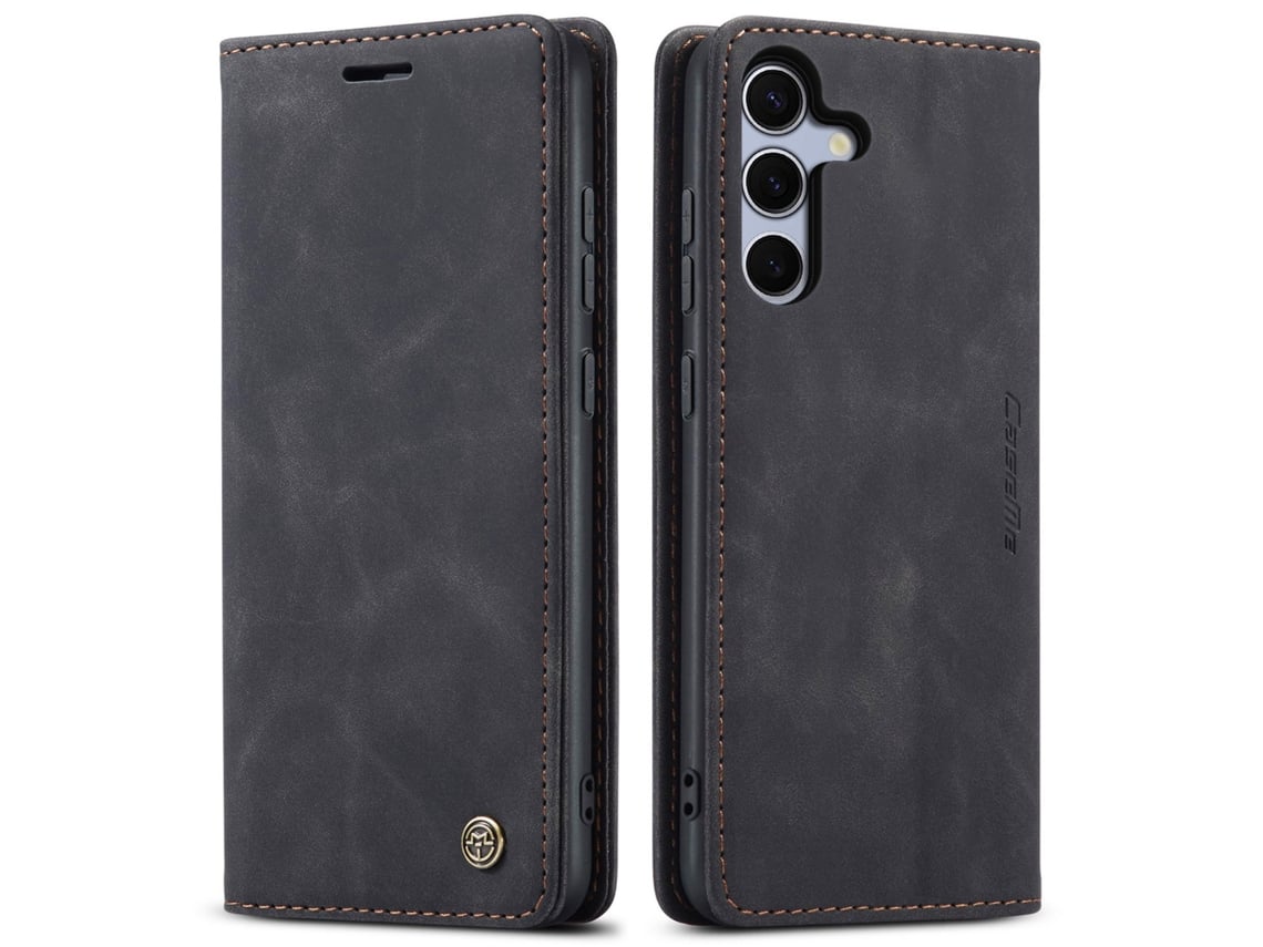Capa Protetora Flip Para Celular, Anti-queda, Com Encaixe Para Cartão.preto - Samsung S20 Plus