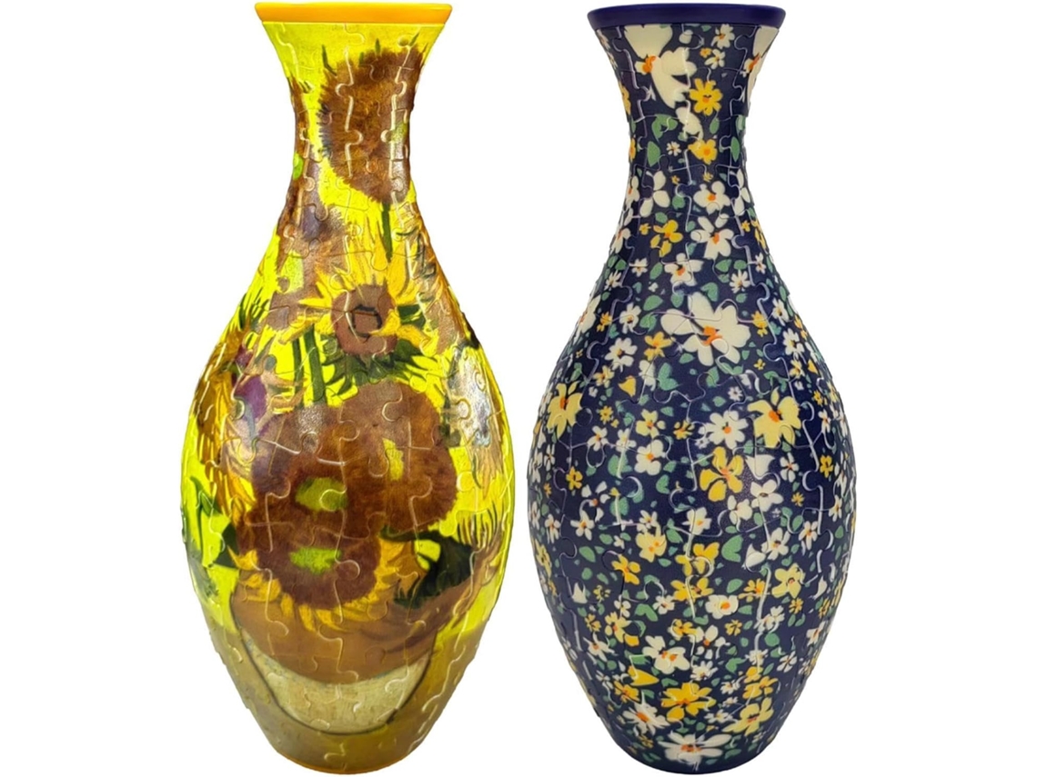 Vaso De Flores Em 3d - Quebra-cabeça Para Decoração Artesanal |