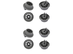 Conjunto de 8 rodízios para cesto inferior de Lava louças AQUAFORGE