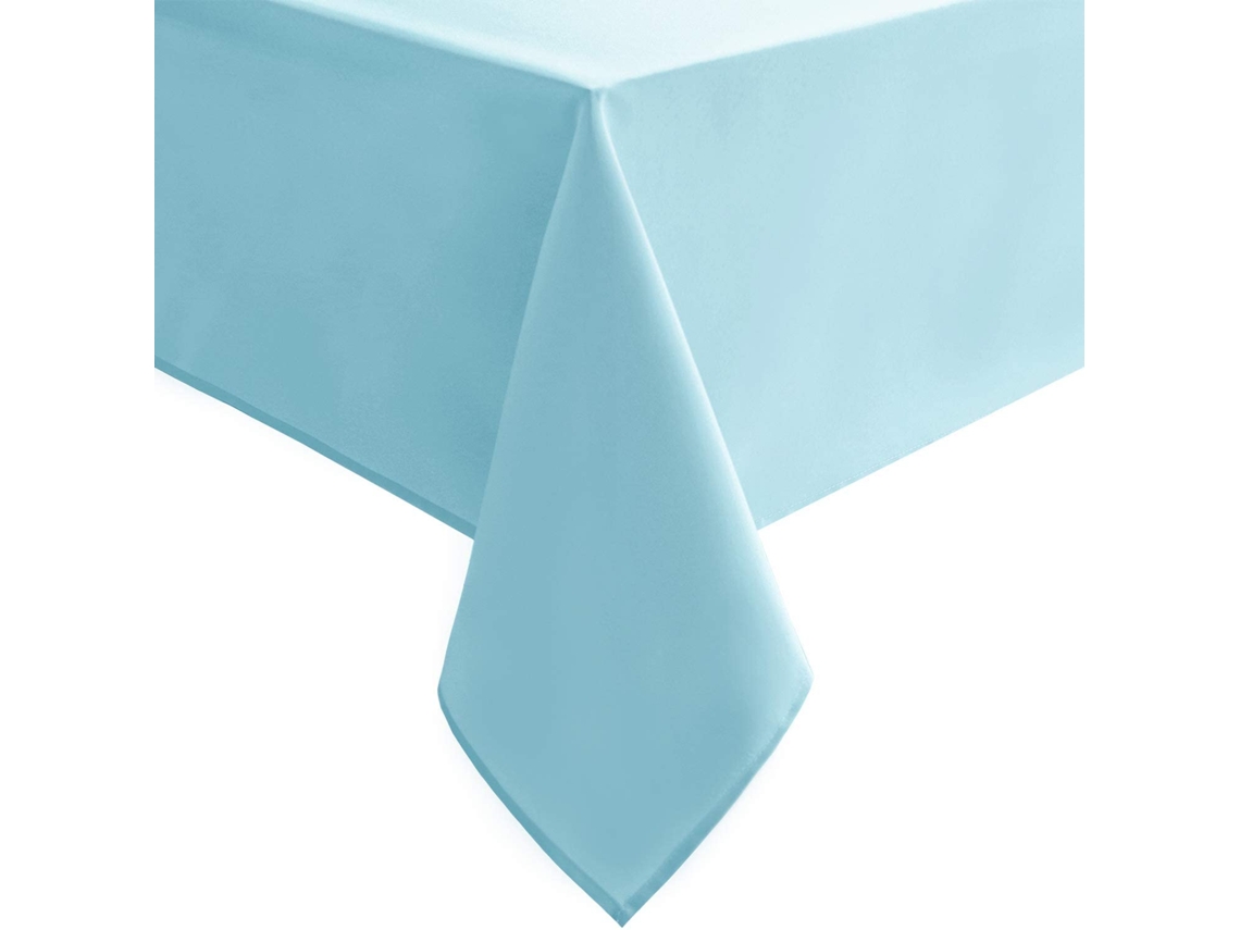 Toalha de Mesa de Tecido Lavável Retangular À Prova D'Água e Resistente a Rugas para Jantar Festas e Uso Ao Ar Livre Azul 52 X 70