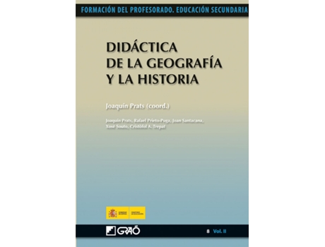 Livro Didáctica De Geografía Y La Historia de Joaquin Prats (Espanhol)