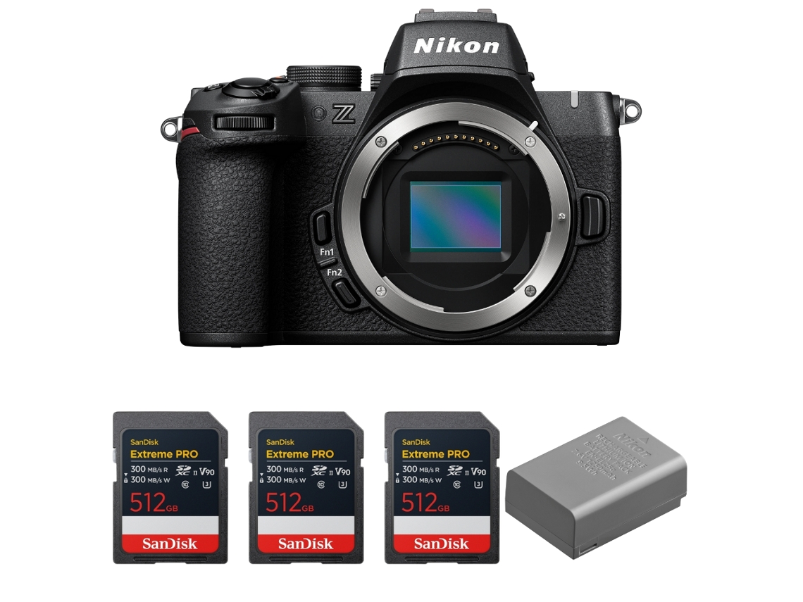 Z50 Ii + 3 Sandisk 512gb Extreme Pro Uhs ii Sdxc + Nikon En el25a + Ebook “20 Dicas para Fotos Que Impressionam” NIKON