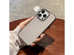 Capa Tkdaddy Para Iphone 14 Pro Com Dissipação De Calor E Silicone Líquido Transparente Capa Para Pc Cinza