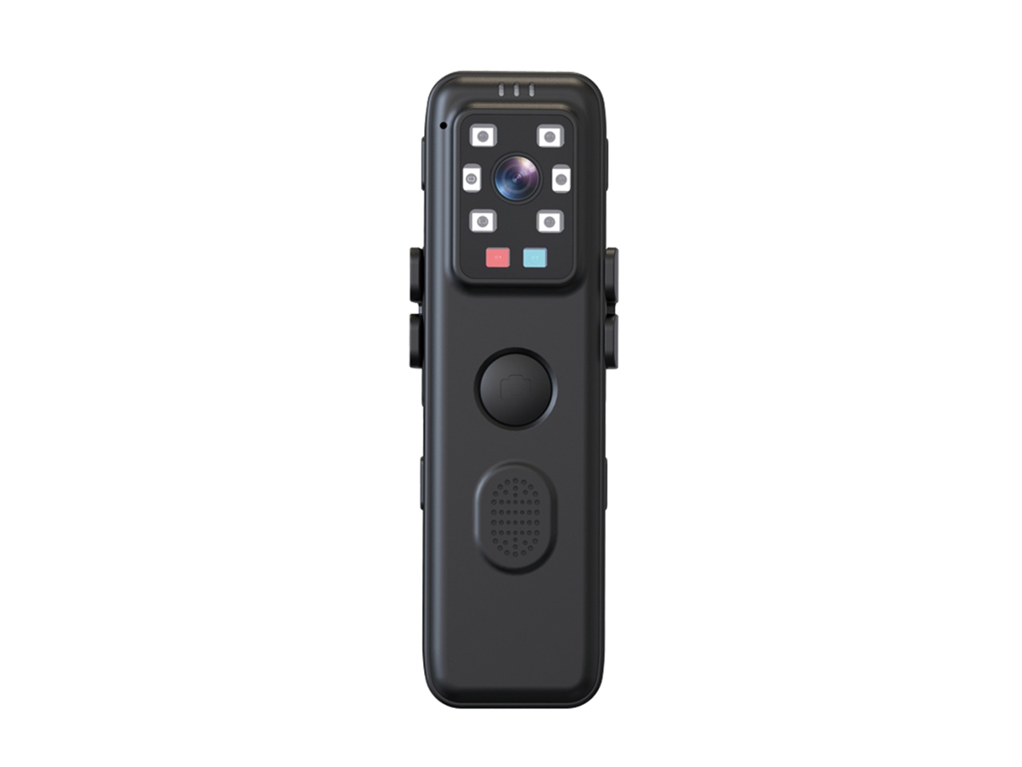 Câmara Corporal 1080p Wifi Com Áudio E Gravação De Vídeo, Luz De Alerta Vermelho-azul, Visão Noturna Para Polícia, Segurança E Gravação Pessoal