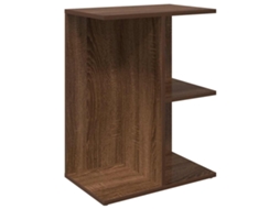 Mesa Cabeceira Derivados Madeira Carvalho Castanho MAISON EXCLUSIVE (46,5x29x61 cm)