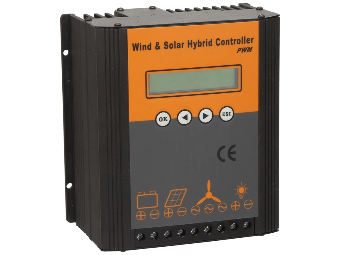 Controlador De Carga Eólica Solar Pwm 24v