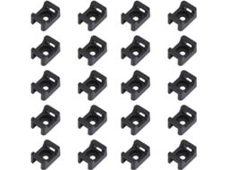 Base para Cable Ties 150 Piezas Soporte de Cable para Gestión de Cables Con Material Premium Y Aplicación Versátil