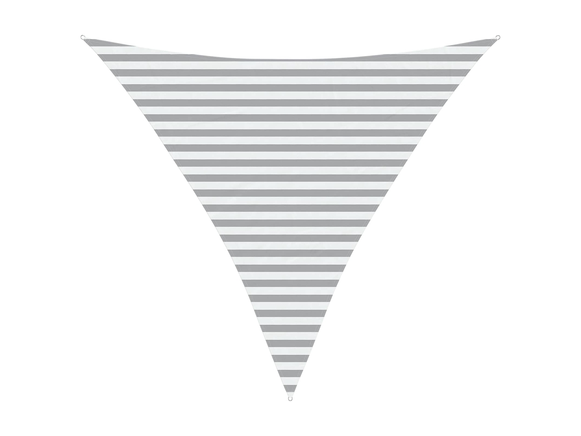 Conjunto 1 Sombra De Sol Vidaxl Cinzento-claro Poliéster (3,6 X 3,6 X 3,6 M)