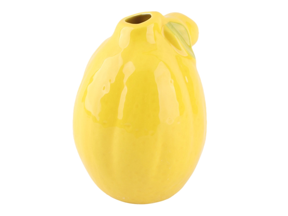 Vaso Decorativo Em Forma De Limão Amarelo Da Marca Laxiscreed Para Ambientes Alegres
