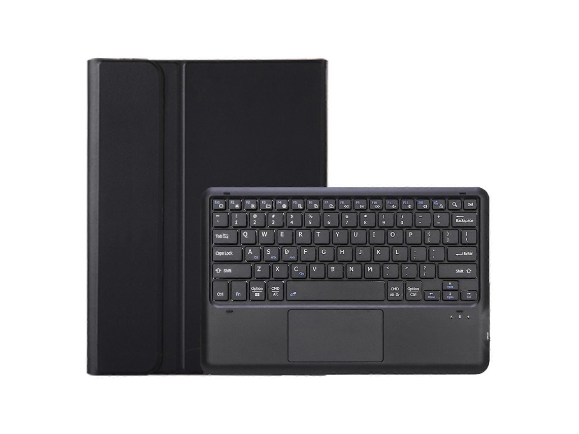Capa De Couro Para Tablet Ah16-a Em Tpu Ultrafina Com Teclado Bluetooth Destacável E Touchpad.