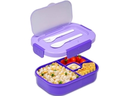 Caixa de Almoço Bento Isolada Nova Line 1300ml com Compartimentos | S/MARCA
