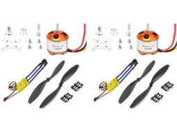 Kit com 2 Motores Brushless Rc 2212 1000kv SFUSHOS