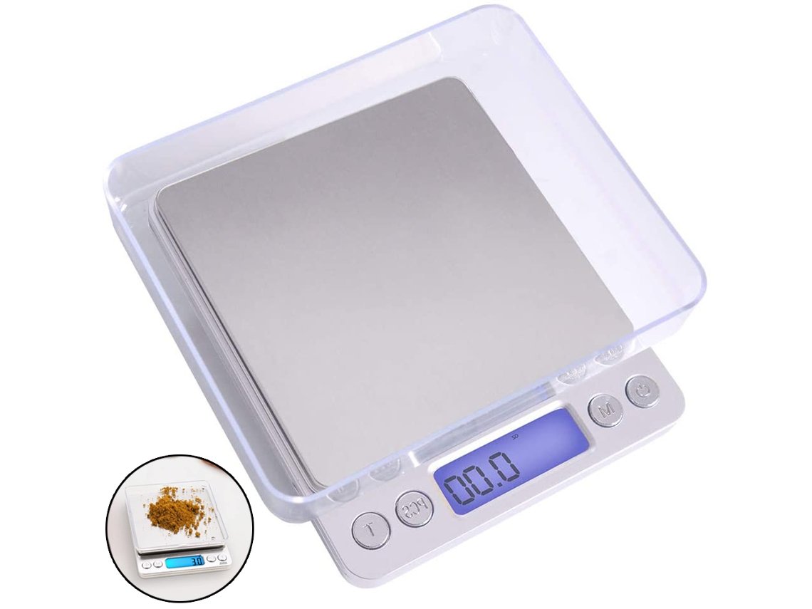 Balança De Cozinha Digital, Balança De Letras, Balança Doméstica, Balança Fina Com Função De Tara 3 Kg X 0,1 G Com Visor Lcd Brilvibera