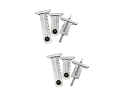 Conjunto De 2 Sondas Portáteis E Leves Para Detecção Metais,ferramenta Medição Profundidade 3...