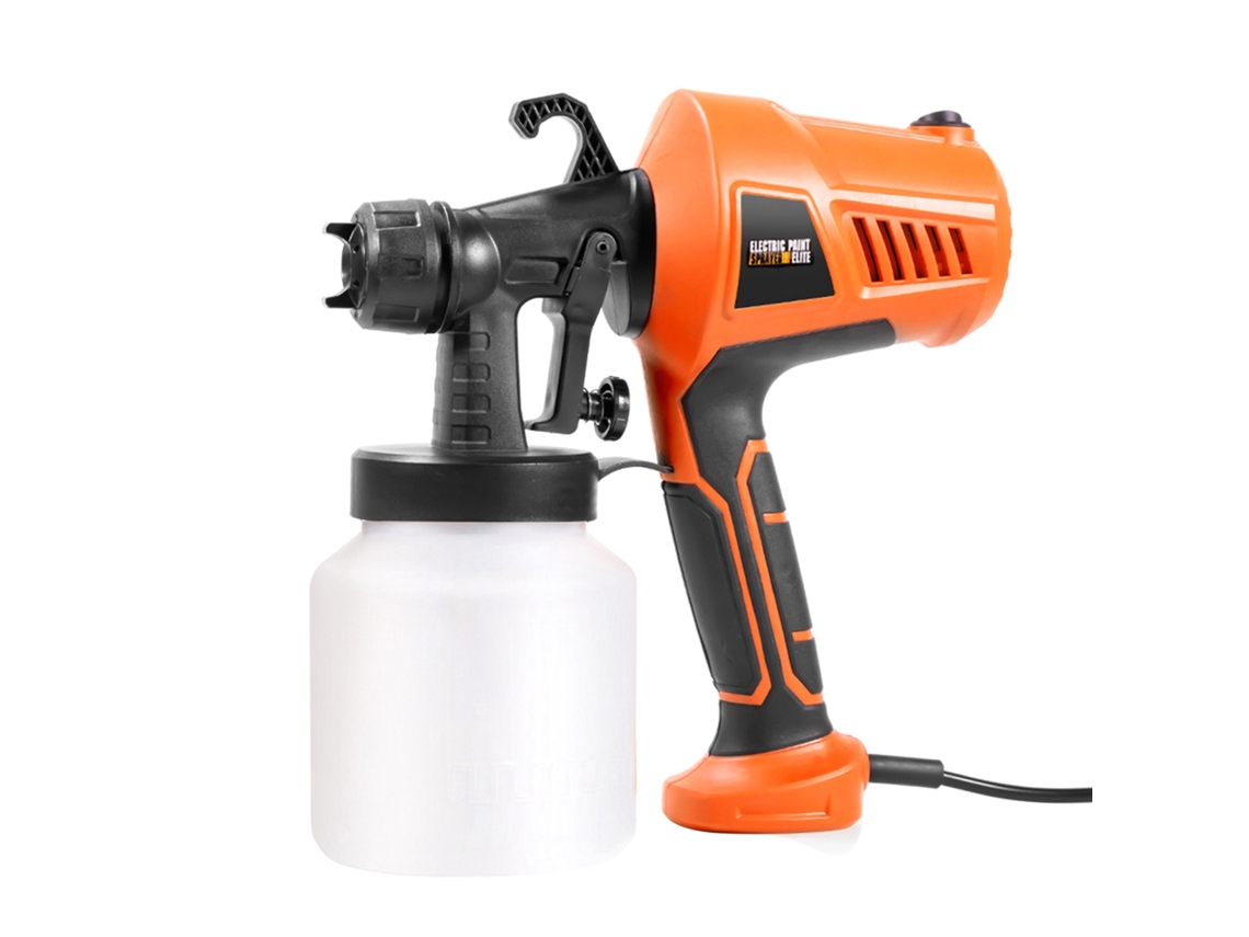 Pistola de pintura elétrica portátil de alta pressão de 500 W, com corpo destacável, para bolos, chocolate, óleos e tintas, 800 ml/min.