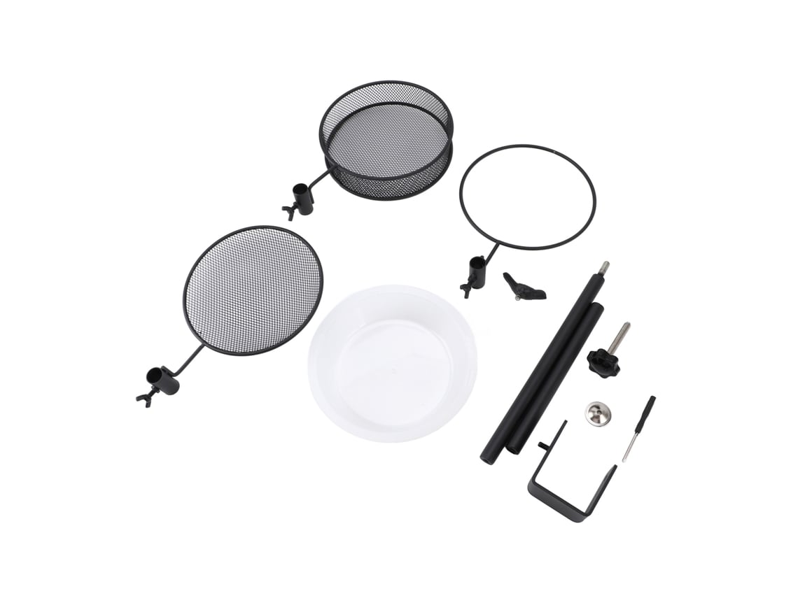 Comedouro de Deck com Três Bandejas para Jardim