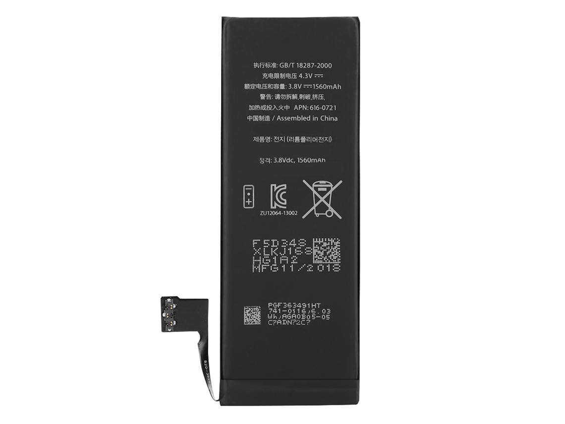 Bateria Interna de Telefone EOOCOO para Iphone 5/5s 1560mah