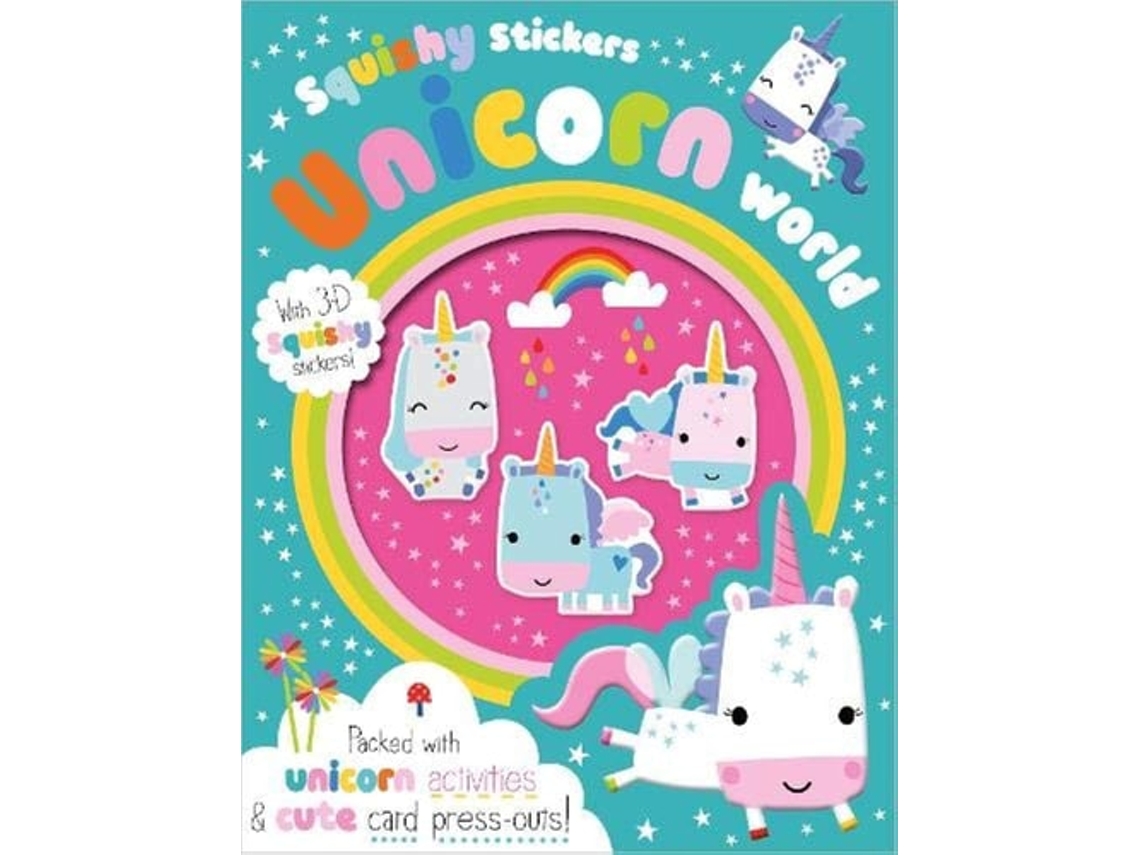 Livro Squishy Stickers Unicorn World de Make Believe Ideas (Inglês)