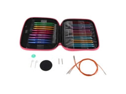 Anéis Alumínio Colorido Tricot Diy Intertraváveis