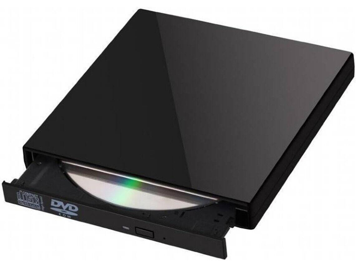 Drive Ótica Externa  Usb Dvd Preta*
