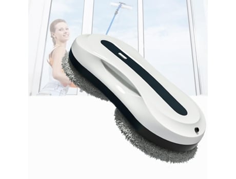 Robô Limpador De Janelas Com Ventosa Dupla, Proteção De Energia Ups, Controle Remoto Sem Fio, Adequado Para Uso Interno E Externo, Branco Sunny Spaces