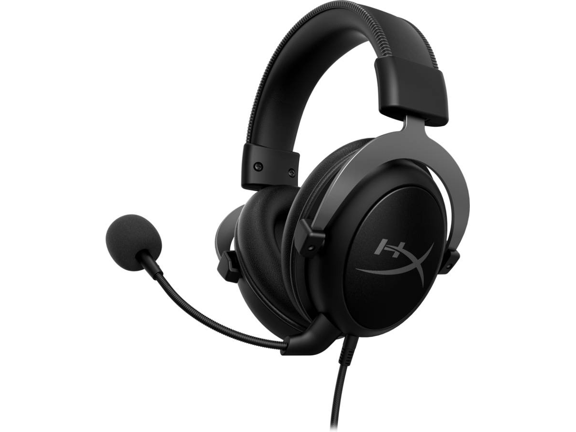 Auscultadores Gaming com Fio HYPERX Cloud II (Over Ear - Multiplataforma - Noise Cancelling - Preto)