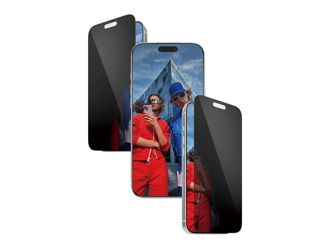 Protetor de Ecrã PANZERGLASS Privacy iPhone 17 Pro Max Ultra-Wide Fit com EasyAligner