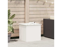 Vidaxl Cofrinho De Armazenamento Para Jardim Aço Galvanizado 117 L