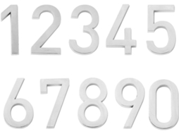 Adesivos Autoadesivos Adorainbow Com Números De 0a 9, 10 Unidades, Em Material Abs Leve, Placas De Portas