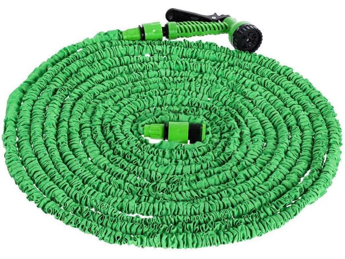 Mangueira De Jardim Extensível E Flexível, Em Tecido Plástico Com