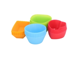 40 Moldes De Silicone Para Bento Assar Cupcakes