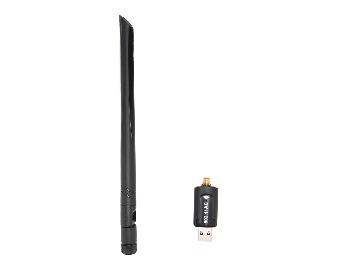 Adaptador Wi-fi Usb 3.0 Dual Banda 2,5g 5g Rotación 360° Para Hogar Y Viajes