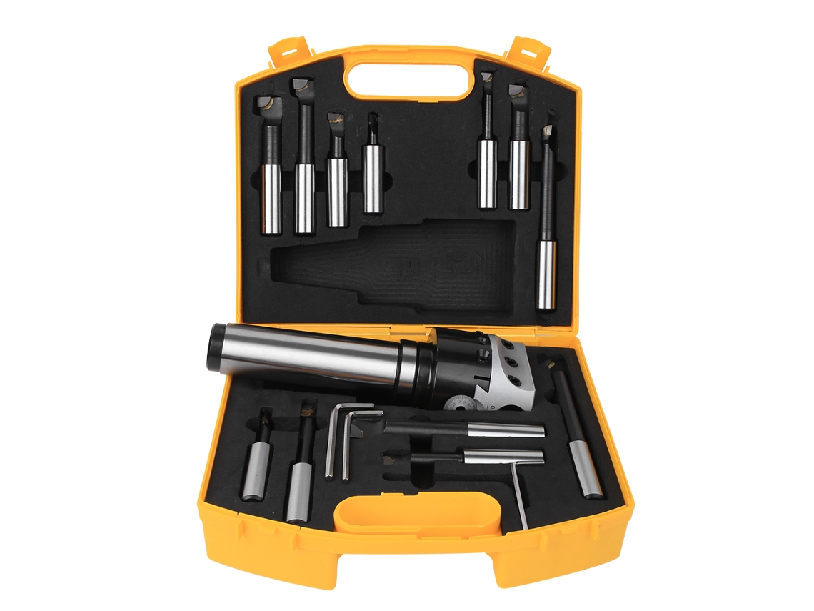 Kit De Ferramentas Cnc Laxiscreed Para Furação Em Alta Dureza Com Estojo De Armazenamento