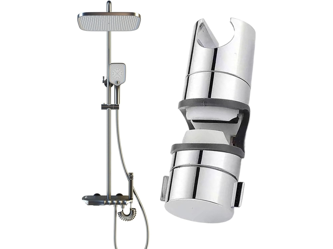 Suporte Ajustável Para Chuveiro De 22-25mm Com Barra Elevação