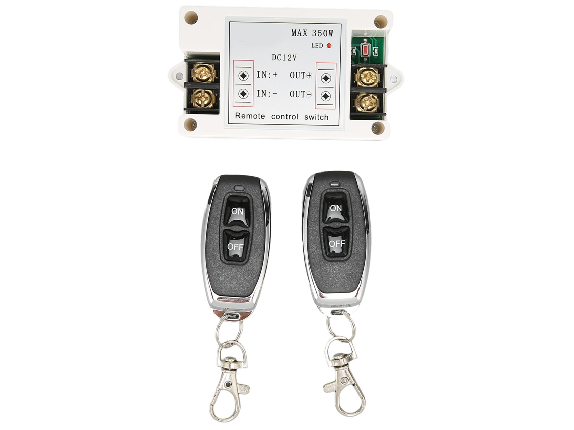Interruptor de Controle Remoto por Rele EOOCOO (módulo Receptor Remoto de Controle Rf Sem Fio)